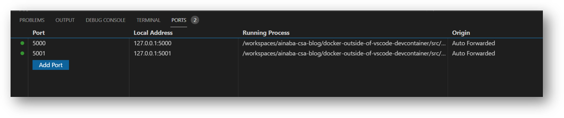 dotnet-run-and-port-forward